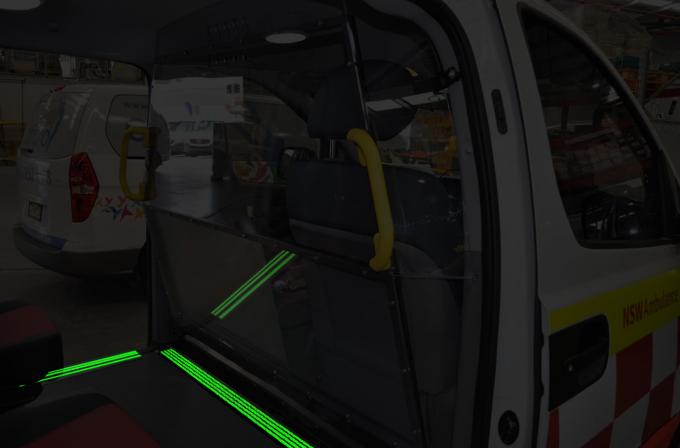 特別な車アセンブリ6のためのSelf-luminous安全印